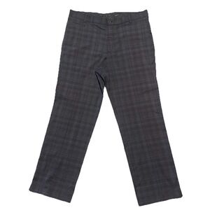 Men's Nike Fit-dry Golf Pants 36x30 Plaid Flat Front Athlete Performance‎ Sales